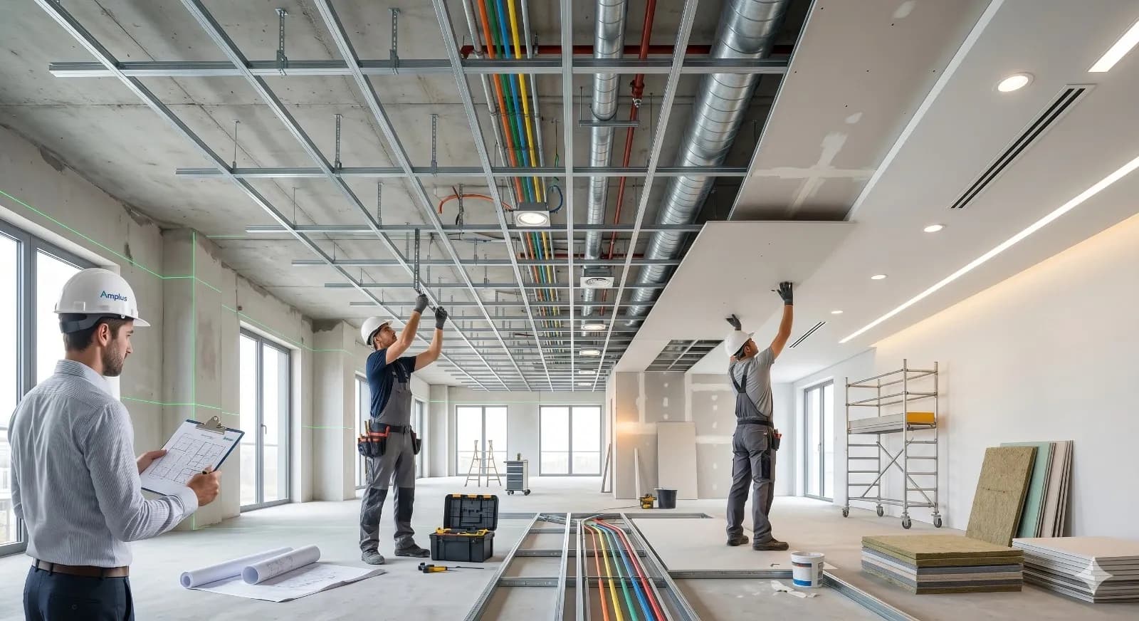 Ceiling and Partition Works: Creating Functional and Modern Interior Spaces