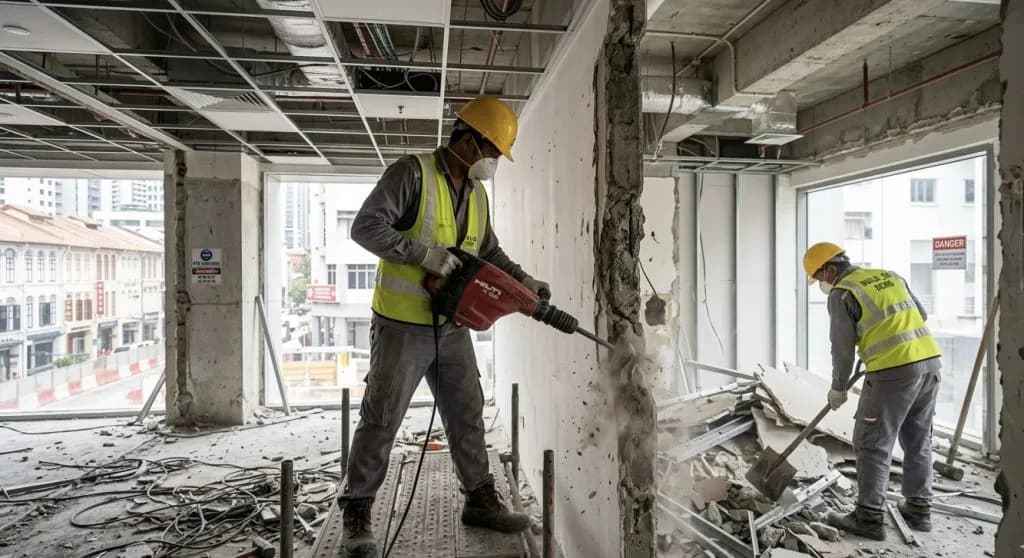Professional Demolition & Hacking for Renovation